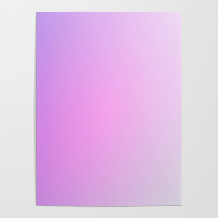 Amethyst Purple Gradient Poster