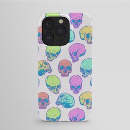 Colored skulls iPhone Case