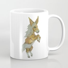Fairy-tale Chestnut Miniature Horse Coffee Mug | Pet, Miniaturehorse, Handpainted, Pony, Forkids, Adorable, Fantasy, Drawing, Pastel, Fairytale 
