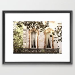 Savannah Window Decadence Framed Art Print