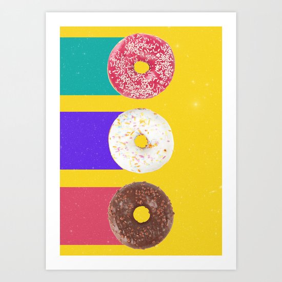 Donuts Art Print