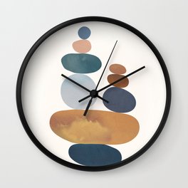 Balancing Stones 31 Wall Clock