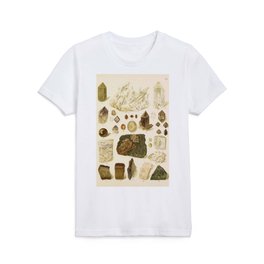 Quartz and Amethyst Kids T Shirt