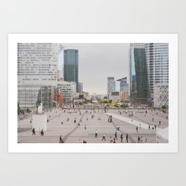 La Défense | Paris Financial District Skyline Art Print