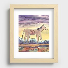 Sacred Mustang Recessed Framed Print