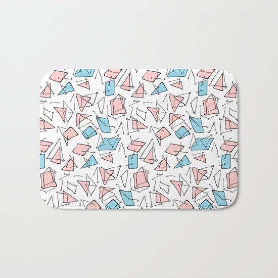 Pastel expression Bath Mat