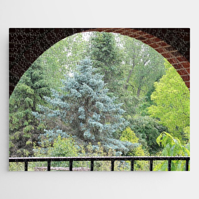Window with a Beautiful View Jigsaw Puzzle