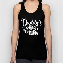 Daddy's Fishing Buddy Cute Kids Hobby Unisex Tank Top