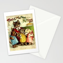 Three Little Kittens - Raphael Tuck 1895 Stationery Card