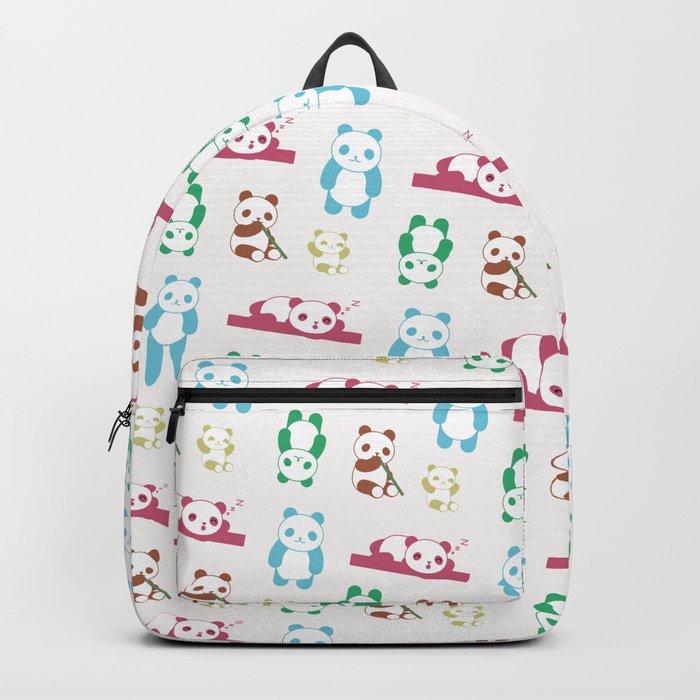 Colorful Cute Panda Pattern  Backpack