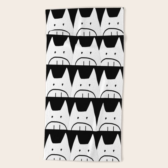 pig-3 Beach Towel