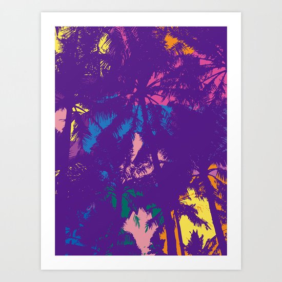 Palm tree_2 Art Print