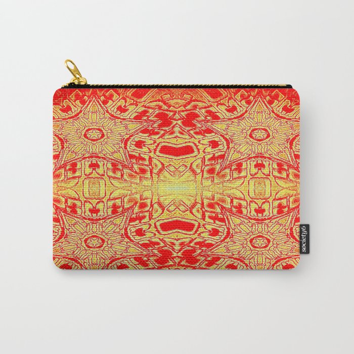 Red & Gold Stars Carry-All Pouch