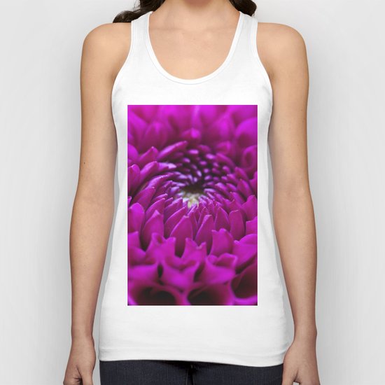 Pink Dahlia #1 #art #society6 Unisex Tank Top