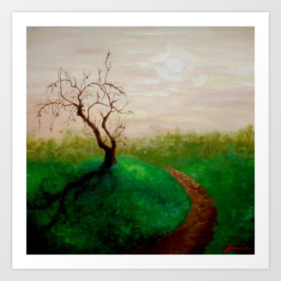 the apple falls not far from the tree Art Print