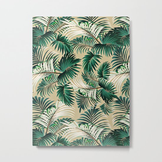 Tropical Jungle Metal Print