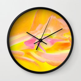 Rose 1207 - Yellow Wall Clock
