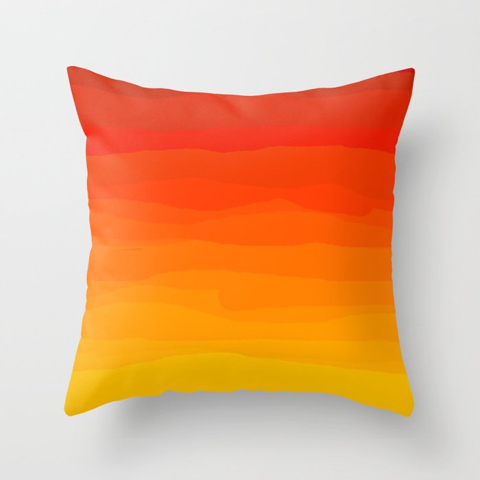 Red and 2025 yellow throw pillows