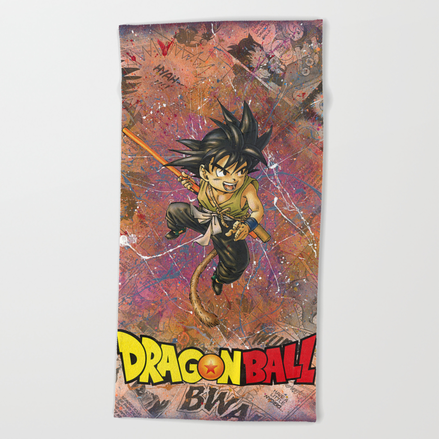 Dragon Ball Kid Goku Manga Comic Anime Collage Superhero Comic