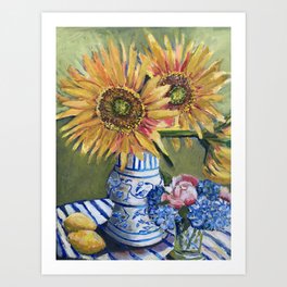 Lindberg Designs Sunflowers Art Print