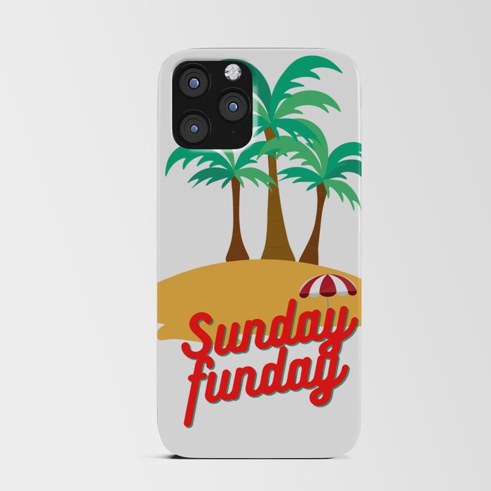 sunday funday iPhone Card Case