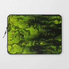 Green Jungle Glitch Distortion Laptop Sleeve