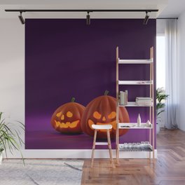 Halloween Pumpkin Wall Mural