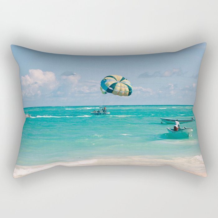 Dreaming of vacation Rectangular Pillow