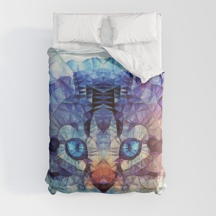 abstract kitten Comforter