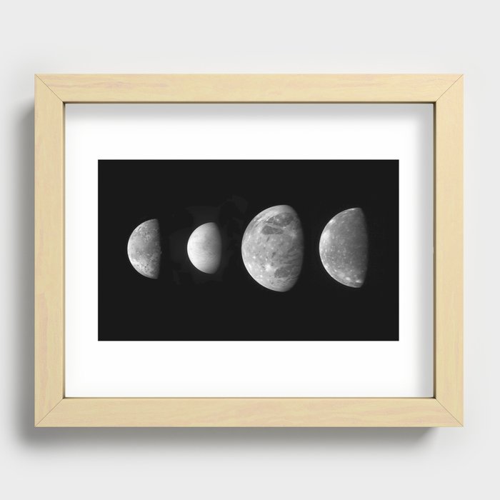  Jupiter's Moons Photo Recessed Framed Print