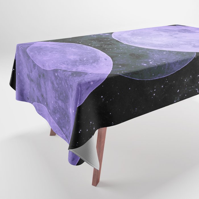 Very Peri Moon Phases Tablecloth