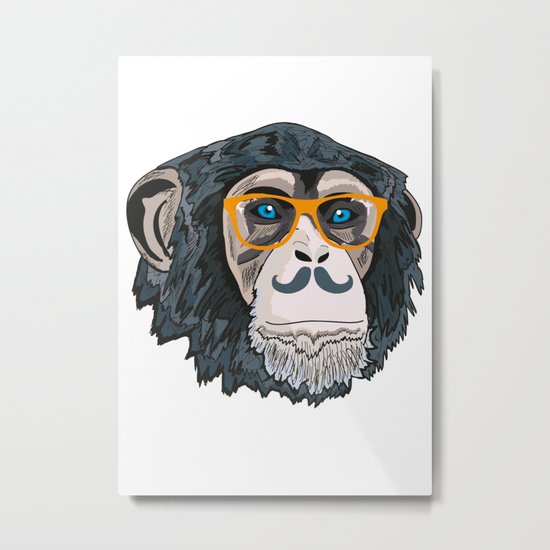 Monkey! Metal Print