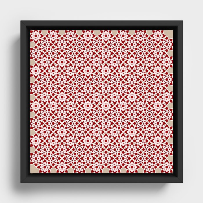 pattern Framed Canvas