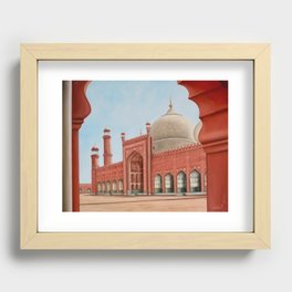 Badshahi Mosque Recessed Framed Print