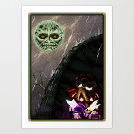 Pixel Art series 19 : 3 DAYS Art Print