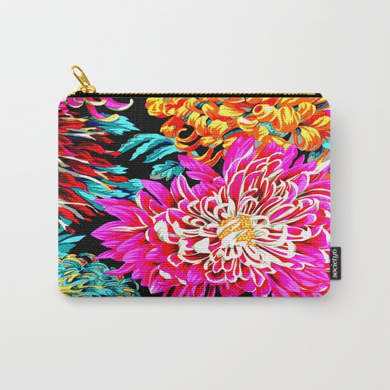 Chrysanthemums Carry-All Pouch