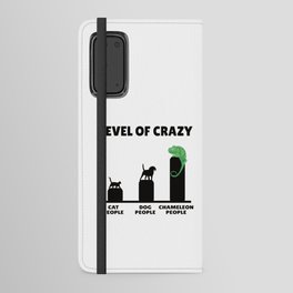 Pets Level Of Crazy Chameleon Owners Android Wallet Case