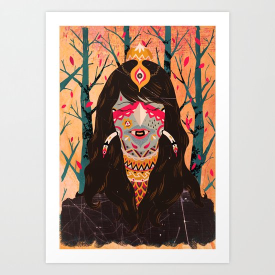 The Tree Witch Art Print