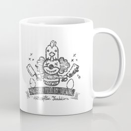 Crazy Clown Coffee Mug | Funny, Digital, Scary, Vintage 