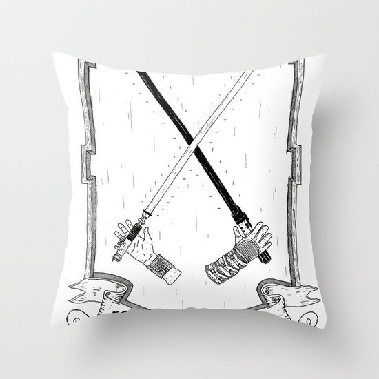 The Force! Throw Pillow