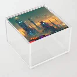 Postcards from the Future - Nameless Metropolis Acrylic Box