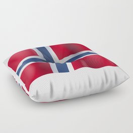 Norway flag Floor Pillow