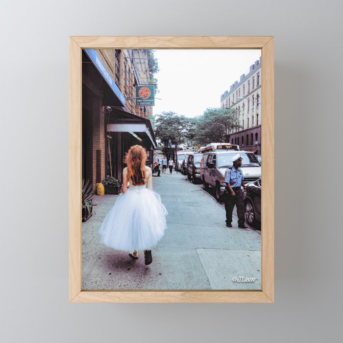 Street Ballet NYC Framed Mini Art Print
