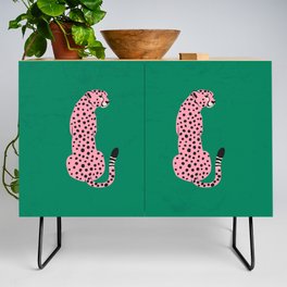 The Stare: Pink Cheetah Edition Credenza