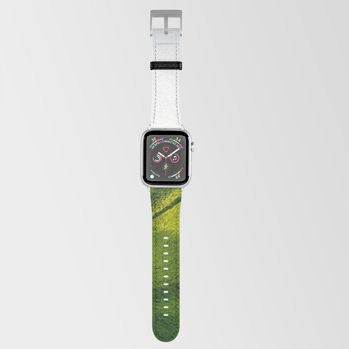 Great Britain Photography - Beautiful Green Landscape By The Sea Apple Watch Band