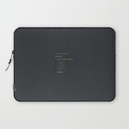 programmer's choice, C nerd. Laptop Sleeve