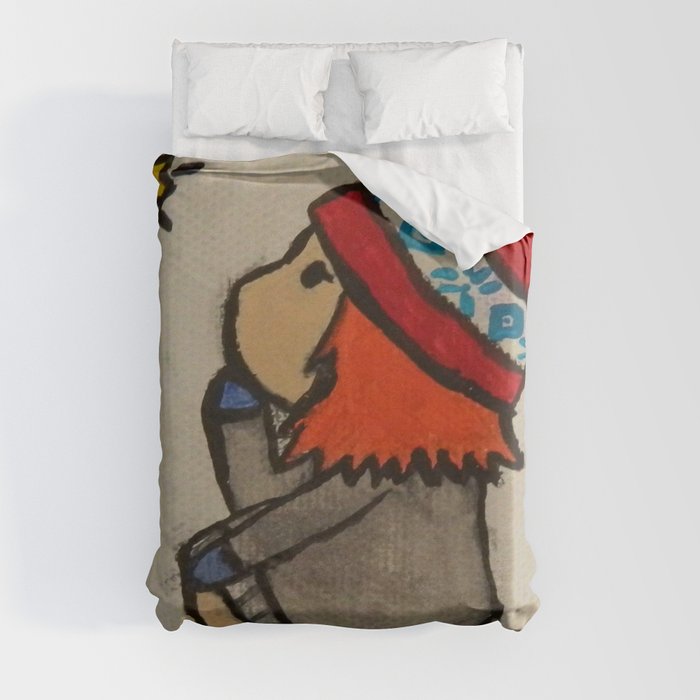 Young Amy Pond Duvet Cover