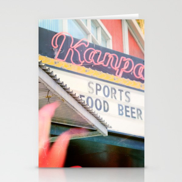 Tropical Kanpai Sports Bar Stationery Cards