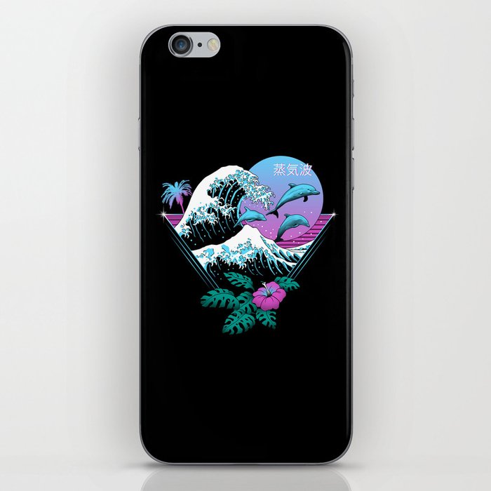 Dolphin Waves iPhone Skin