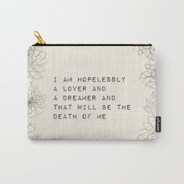 i am hopelessly a lover - R. Kaur Collection Carry-All Pouch